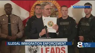 Florida governor extends order, boosts immigration crackdown
