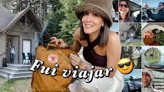 Primeira VIAGEM no CANADÁ  | Arrumando as malas, Tour pela Vila & Amigos novos 🌲🏡