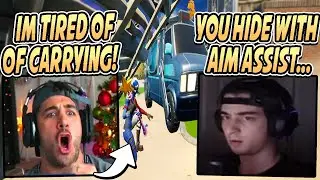 NickMercs & Cloakzy Get Into The FUNNIEST FIGHT After Trying To Argue WHO IS BETTER! - Fortnite