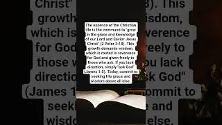 Today's Spiritual Growth & Wisdom Reflection