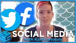 Beginner's Guide to Social Media (with KarliCartoons) | Streamer Square Workshop