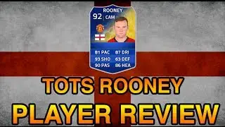 FIFA 14 (FUT 14) - Team of the Season (TOTS) Wayne Rooney 92 Player Review & In Game Stats