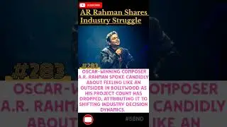#shorts AR Rahman's industry struggle #arrahman #bollywood #latestnews #bollywoodnews #news