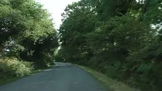 Driving On The D20 From Tachen Ar Groaz 22340 Treffrin To 22340 Tr&eacute;brivan, Brittany, France