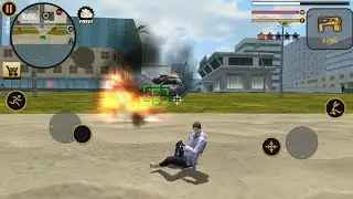 New Update Miami Crime Simulator | Attacked by Enemy Tanks - Android GamePlay #2