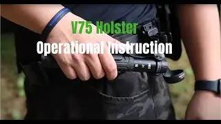 NEXTORCH V75 Double Retention Baton Holster Operational Instruction #lawenforcement #police