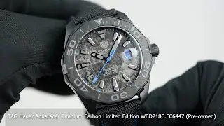 TAG Heuer Aquaracer Titanium Carbon Limited Edition WBD218C.FC6447 (Pre-owned)