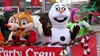 Vaughan Soccer Club present at the 2017 SantaFest parade in Maple Ontario