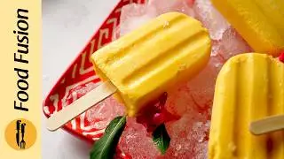 Creamy Mango Popsicles Recipe by Food Fusion