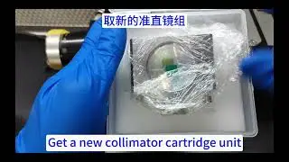 Changing collimator lens,focus lens of BOCI BLT Series High power Cutting torch