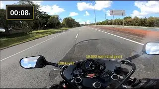 Honda CBR250RR (MC22) - 0 to 100 km/hr