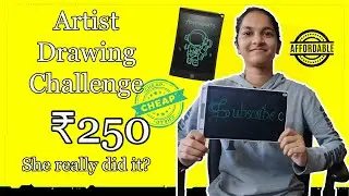 Best Cheap Drawing Tablet in 2020 under Rs. 250 | $3 Tablet Artist Challenge | ShamuraiLive |