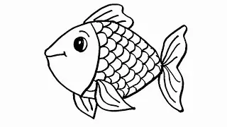 How to Draw A Fish Easy Step by Step 