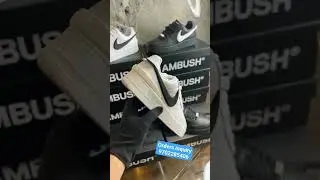 NIKE AIR FORCE 1 Ambush BLACK White*🔥Most Trending Sneaker 👟  #nikeairforce1low #viralvideo