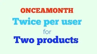 Onceamonth !! Paytm !! Twice per user !!