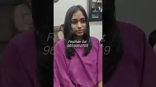 Feather cut..9659852759 #colachel #kanyakumari #hairstyle #haircut #cutting #feathercut