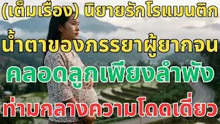นิยายเต็มสุดดราม่า: น้ำตาภรรยาที่หนีไปคลอดลูกลำพัง | ฟังแล้วน้ำตาไหล
