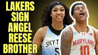 Lakers Sign Julian Reese! Angel Reese Brother