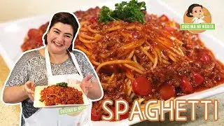 Pinoy Spaghetti Recipe with a twist! | Learn Filipino Sweet Style Spaghetti