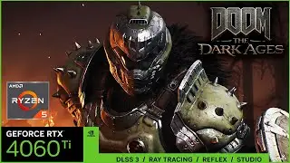 Doom The Dark Ages Part 1 on Ryzen 5 3600 Plus Nvidia Inspector