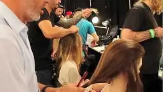 Leon Gorman for Redken and Cutler Backstage At Monika Chiang SS13