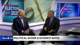 Political divide and divorce rates