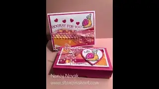 Stampin' Up! You Snailed It combined with the Curvy Celebrations die cuts