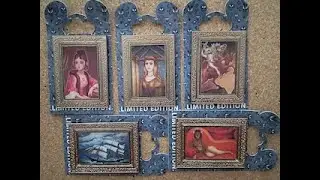 Haunted Mansion Changing Portrait  Pin set #disneypins #hauntedmansion #disneypintrading #disney
