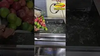🚀 Boost Efficiency with Our Tilting Fruits Bubble Washer Machine! 🍏🍎✨ #fruitsWasher