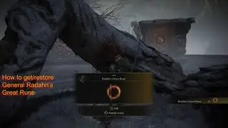 General Radahn's Great Rune Tutorial