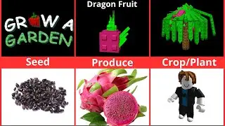 From Seed to Fruit Tree Based On | Grow a Garden | Part 1