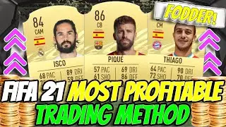 FIFA 21 *MOST PROFITABLE* TRADING METHOD TO MAKE 200K PER DAY QUICKLY AND EASILY!! FUT 21