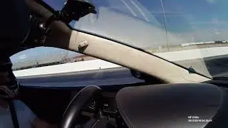 Jaguar XKR vs Honda Civic drag racing