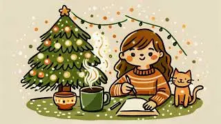Cozy Christmas Planning 🎄 Lofi Beats for Wishlists & Gift Organization
