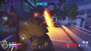 топ 0,1% РЕЙНХАРДТ - Lhcloudy РЕЙНХАРДТ OVERWATCH 2 СЕЗОН 19 ТОП-500 ГЕЙМПЛЕЙ