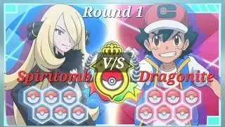 Ash Dragonite V/S Cynthia Spiritomb Full Fight video In Hindi || पूरा वीडियो हिंदी में [AMV]