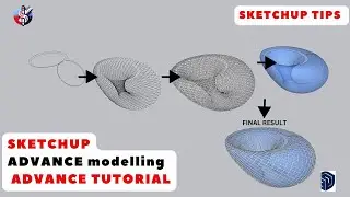 Model Complex Architectural Forms in SketchUp | SketchUp advance learning
