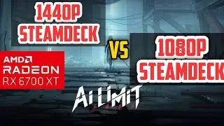 RX 6700 XT Setting Steam Deck - AI Limit Benchmark (1440p & 1080p FPS Test)