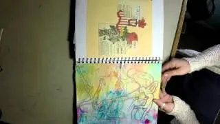 Completed Multimedia Sketchbook Flipthrough!