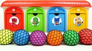 Satisfying Garage ASMR | Making 6 Magic Stress Net Balls & 4 Funy Paw Patrol Doors Mixing Beads ASMR