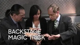 Backstage Magic Trick: Penn and Teller