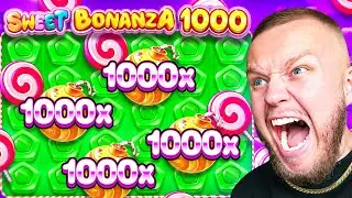 SWEET BONANZA 1000 KEEPS DROPPING 1000x MULTIES!! (Big Slot Win!?)