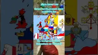 Europe map but its reversed about countries size #viral #shorts #countryballs #europe
