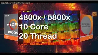 AMD Ryzen Zen 3 4800x / 5800x 10 Core 5ghz CPU, Cinebench Benchmark Scores (Est.)