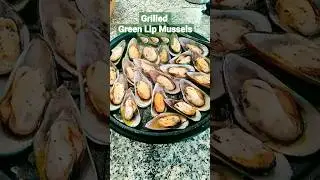 Grilling Some Green Lip Mussels! 🤗 🦪🦪🦪 #mukbang #shorts