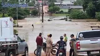 Casa &eacute; arrastada durante enxurrada em Mato Grosso