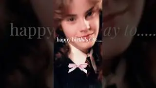 happy birthday Hermione! 🥳-🩷M  #harrypotter #birthday #edit #notforkids *lie #hermionegranger #fypシ