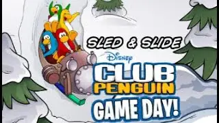 Club Penguin Game Day Sled N Slide