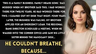 Brother Said &ldquo;Dad&rsquo;s Business Is Mine&mdash;Girls Don&rsquo;t Get Money.&rdquo; Then the Bank Called Him.