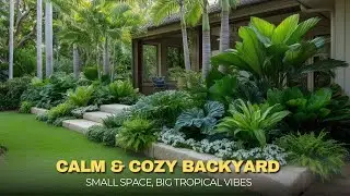 Calm & Cozy Backyard 2026  Small Tropical Garden Decoration Ideas